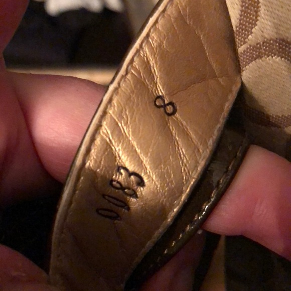 Coach sandals in brown and beige sz 8 - Picture 7 of 7